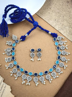 Load image into Gallery viewer, Geetika Stone Necklace set