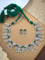 Load image into Gallery viewer, Geetika Stone Necklace set