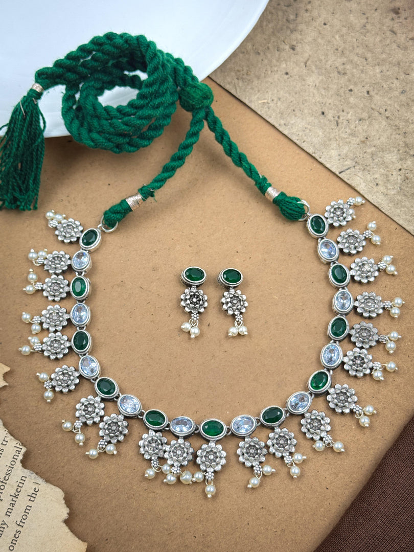 Geetika Stone Necklace set