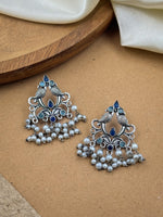 Load image into Gallery viewer, Diya Dangler Stone Earrings