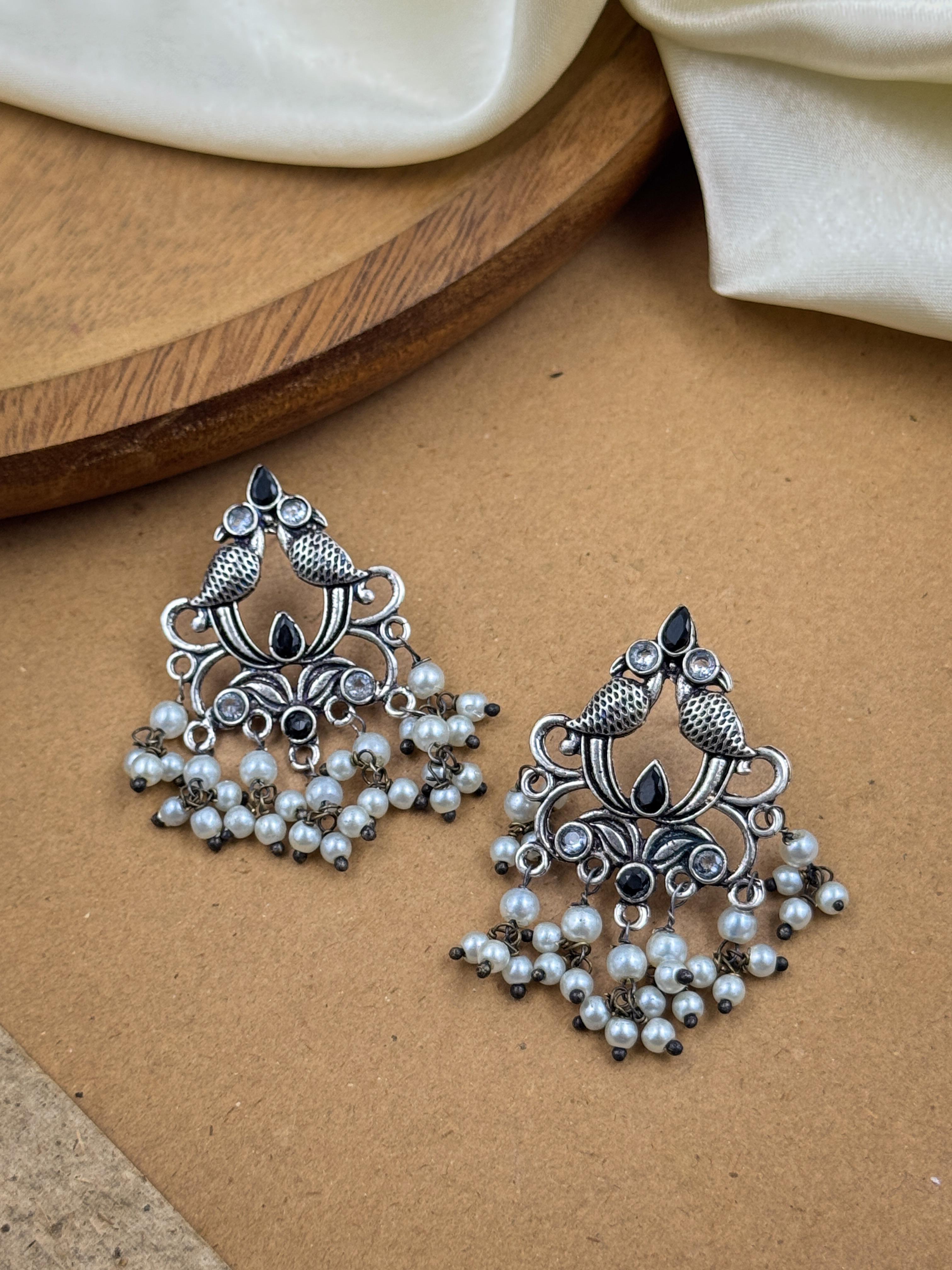 DIYA STONE DANGLER EARRINGS