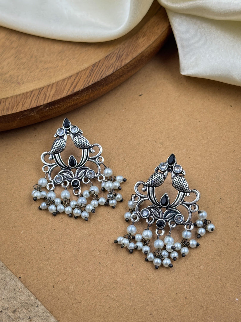 Diya Dangler Stone Earrings