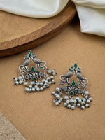 Load image into Gallery viewer, Diya Dangler Stone Earrings