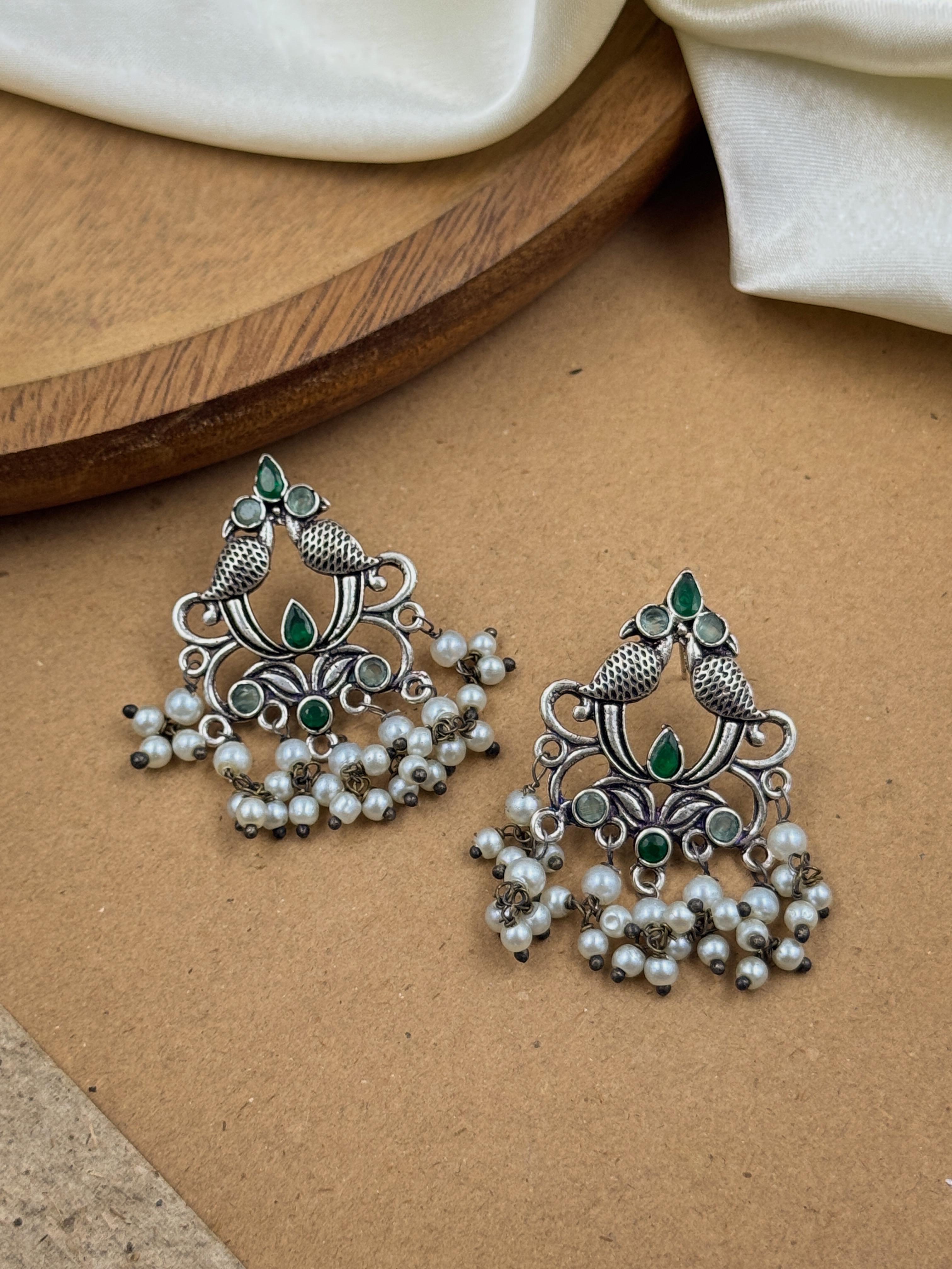 DIYA STONE DANGLER EARRINGS