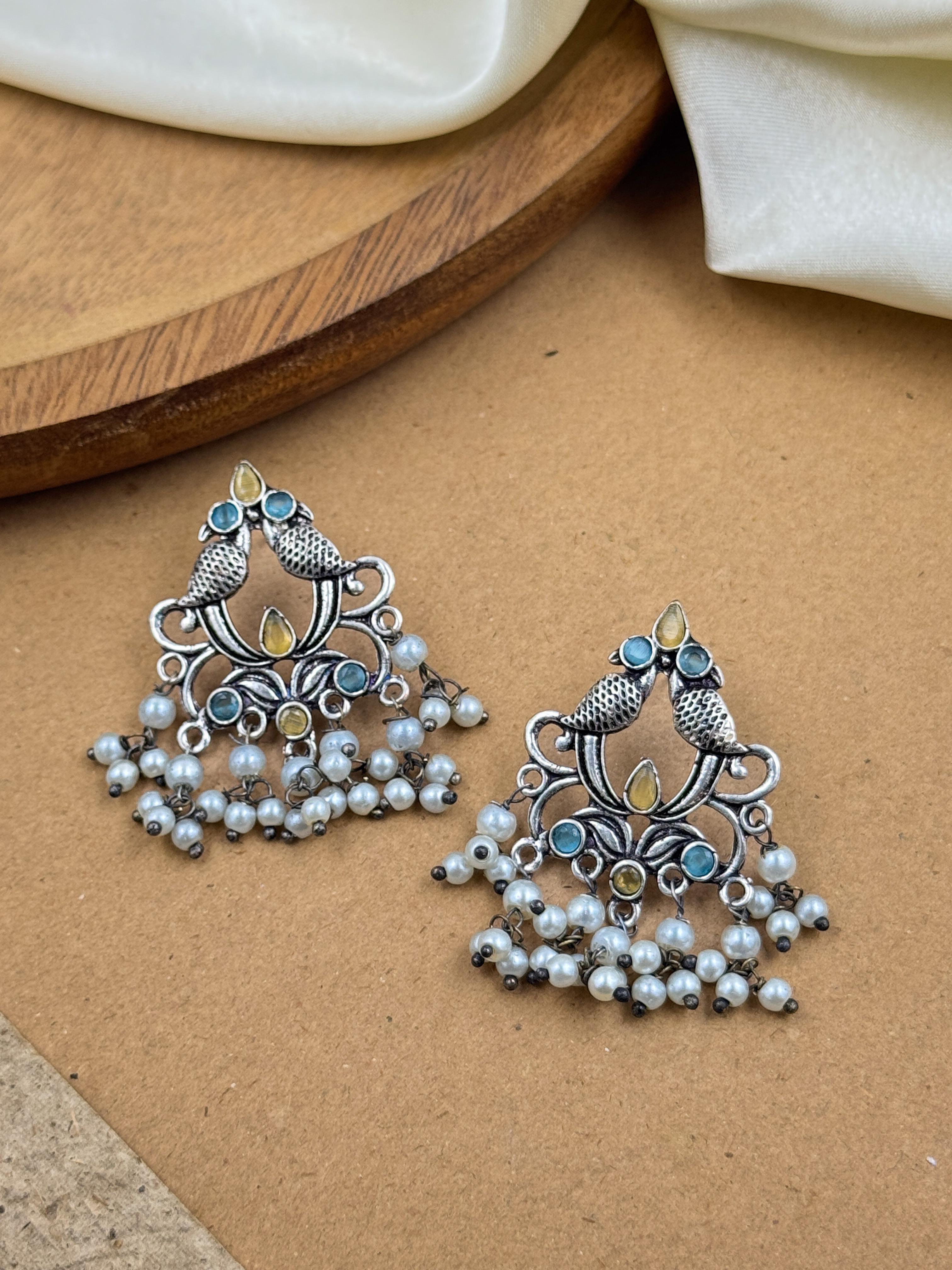 DIYA STONE DANGLER EARRINGS