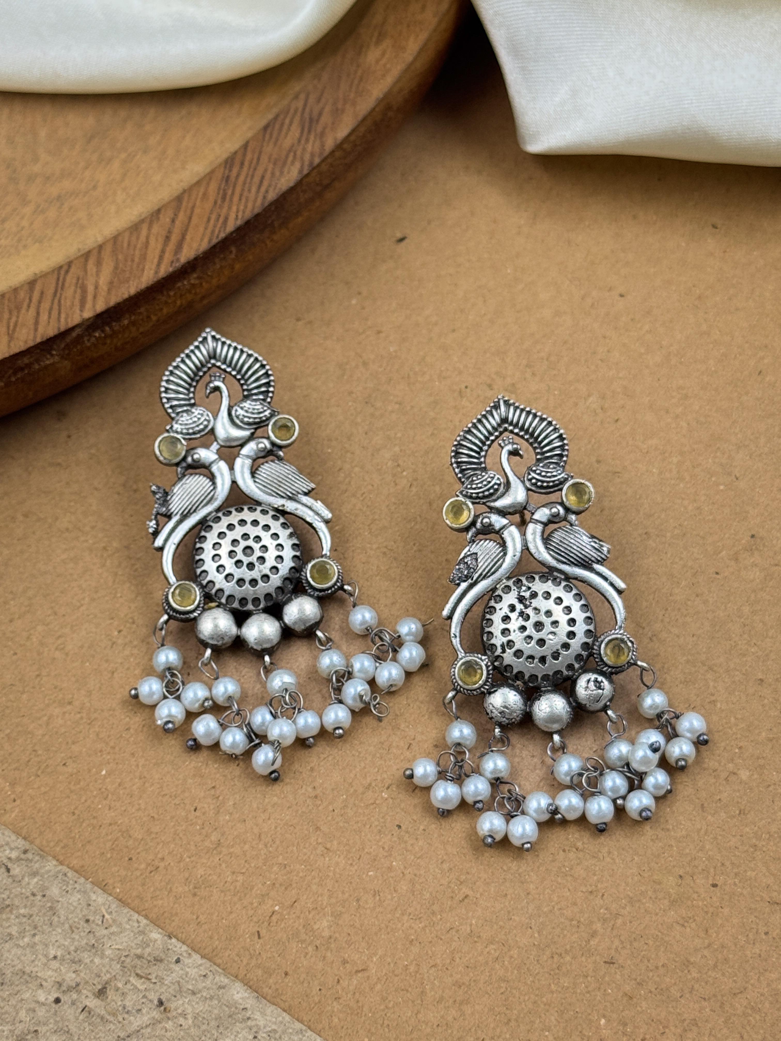 KEYA STONE DANGLER EARRINGS