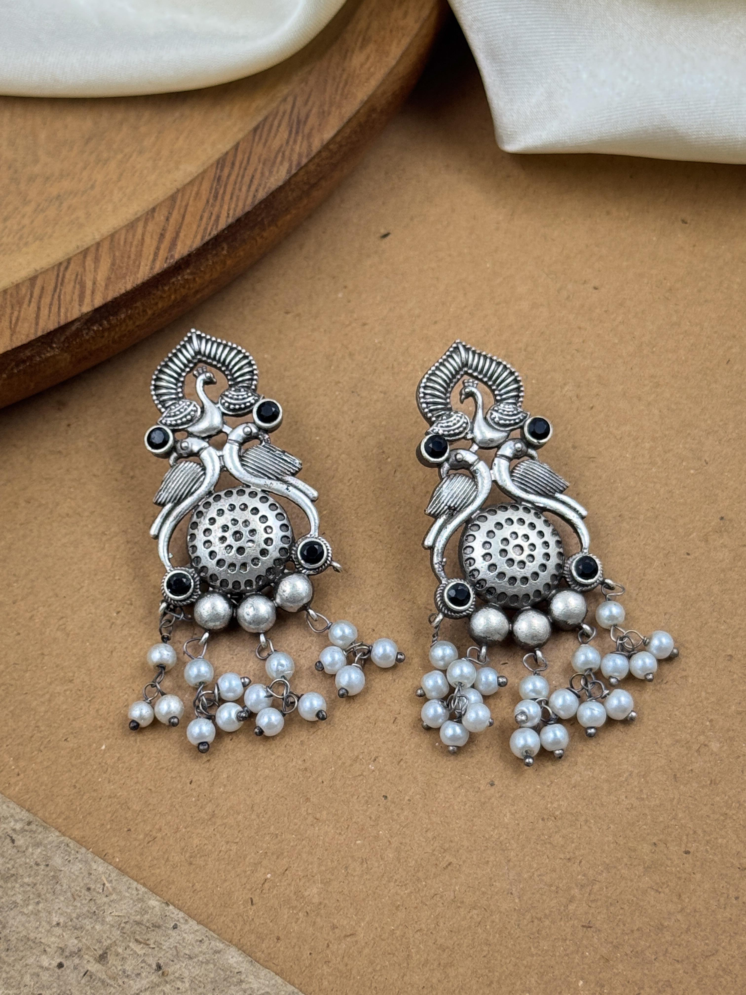 KEYA STONE DANGLER EARRINGS