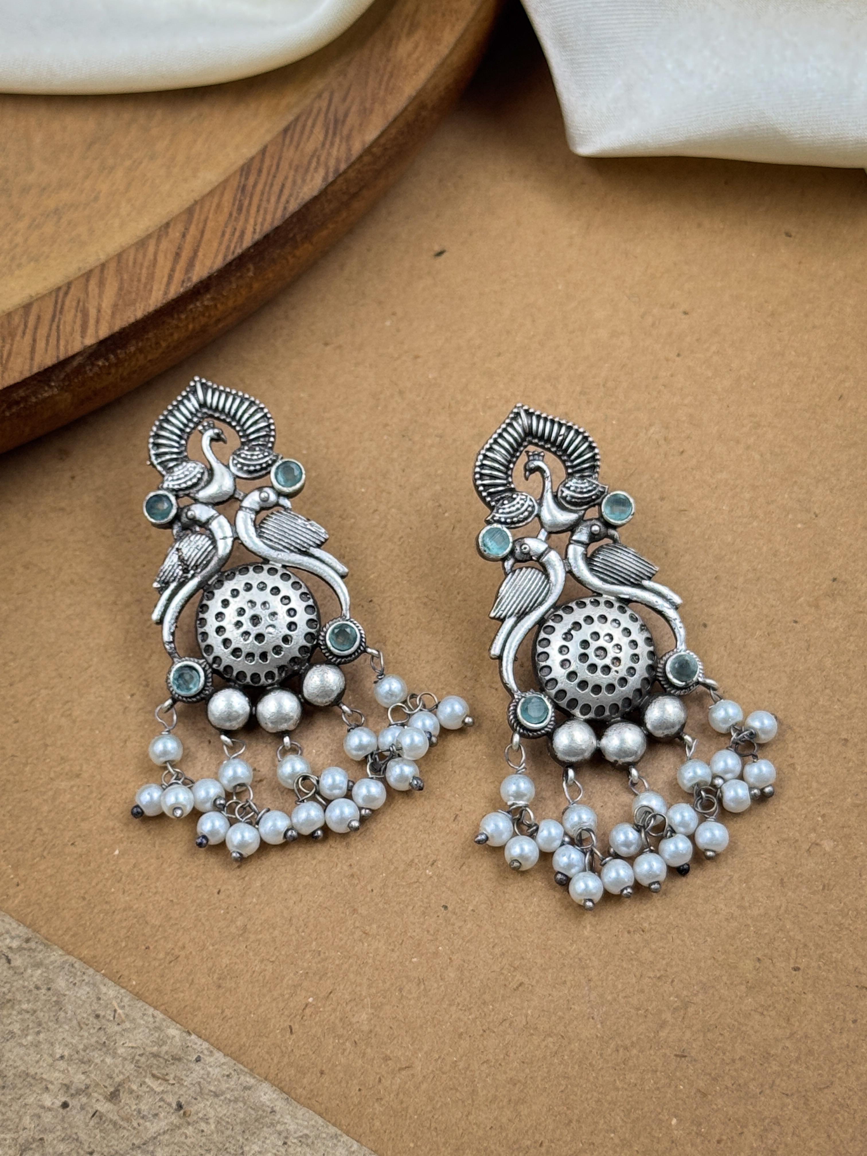 KEYA STONE DANGLER EARRINGS