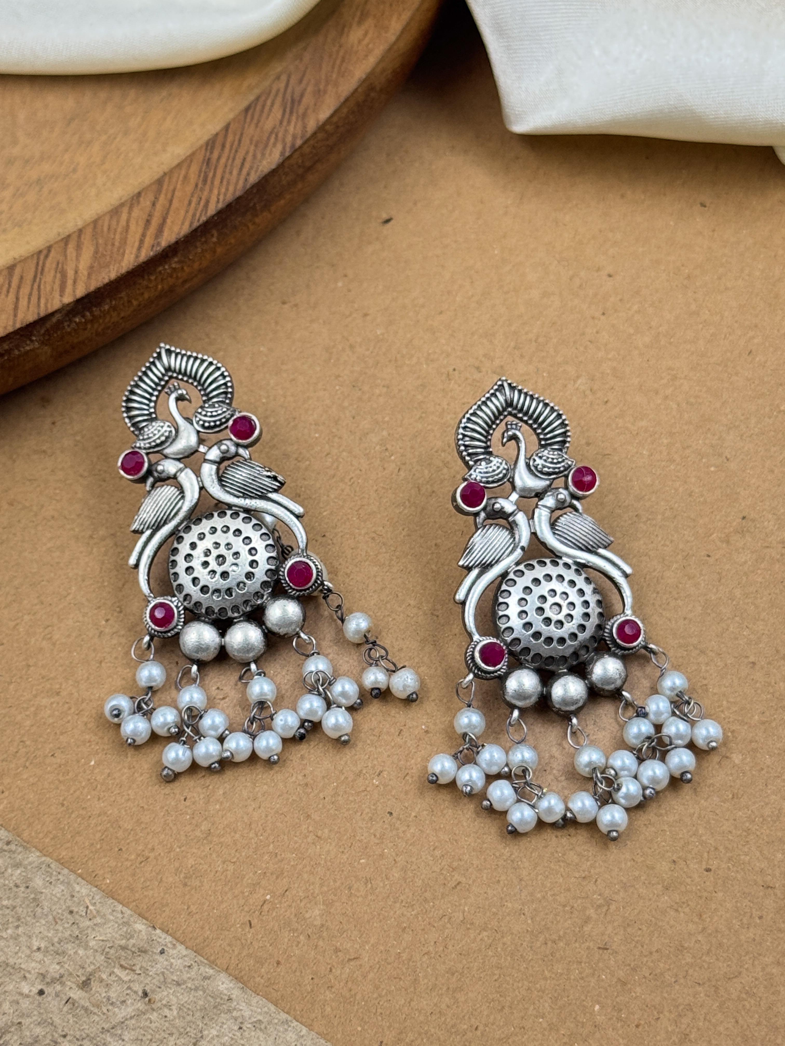 KEYA STONE DANGLER EARRINGS