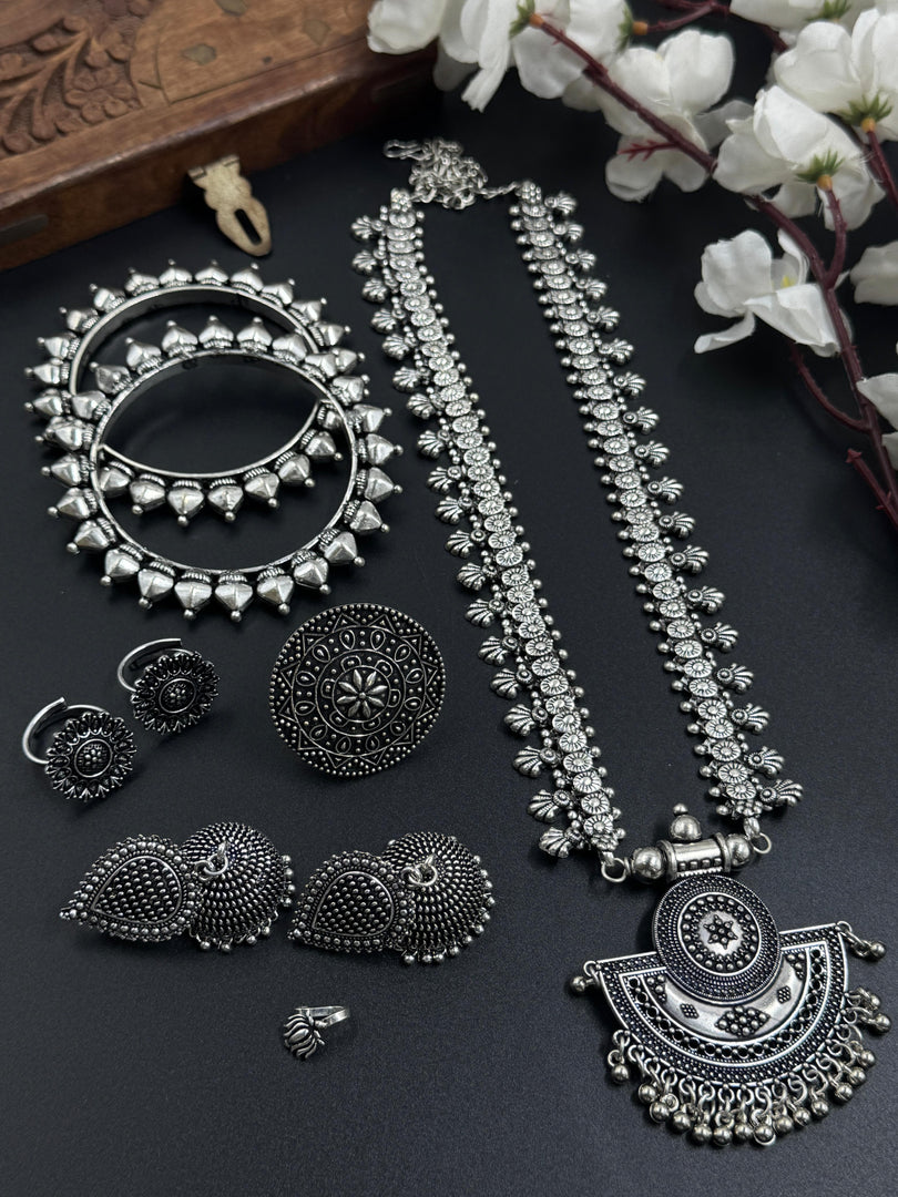RAHI 6 PIECE KOLAPURI JEWELLERY SET COMBO