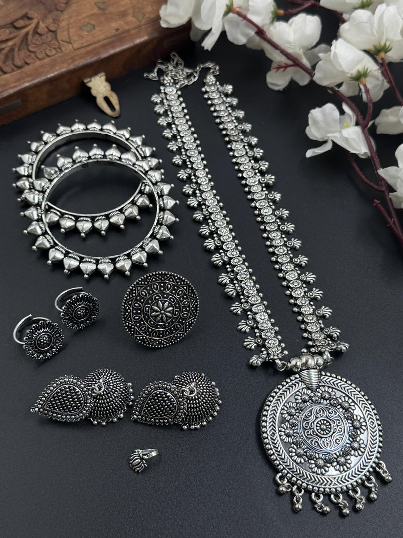 RAHI 6 PIECE KOLAPURI JEWELLERY SET COMBO