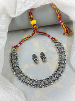 Load image into Gallery viewer, Gitika Handmade Stone Necklace Set