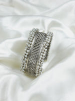 Load image into Gallery viewer, Kriya Silver Lookalike Handmade Kada