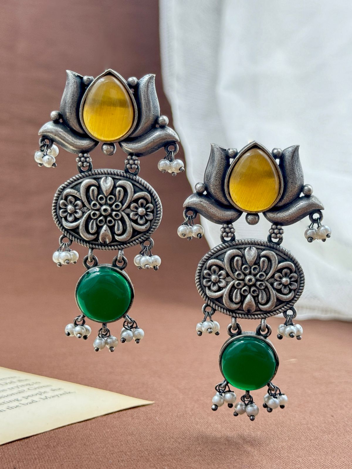 RIDHIMA DANGLER EARRINGS