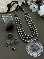 Load image into Gallery viewer, Yashmin Silver Jewellery Set
