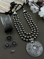 Load image into Gallery viewer, Yashmin Silver Jewellery Set