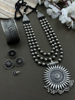 Load image into Gallery viewer, Yashmin Silver Jewellery Set