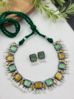 Load image into Gallery viewer, ARRYA STONE NECKLACE SET