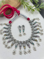 Load image into Gallery viewer, ISHIKA STONE NECKLACE SET