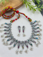 Load image into Gallery viewer, ISHIKA STONE NECKLACE SET