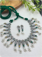 Load image into Gallery viewer, ISHIKA STONE NECKLACE SET