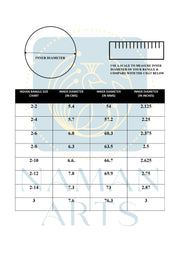 SILVER LOOKALIKE BEADS BANGLE