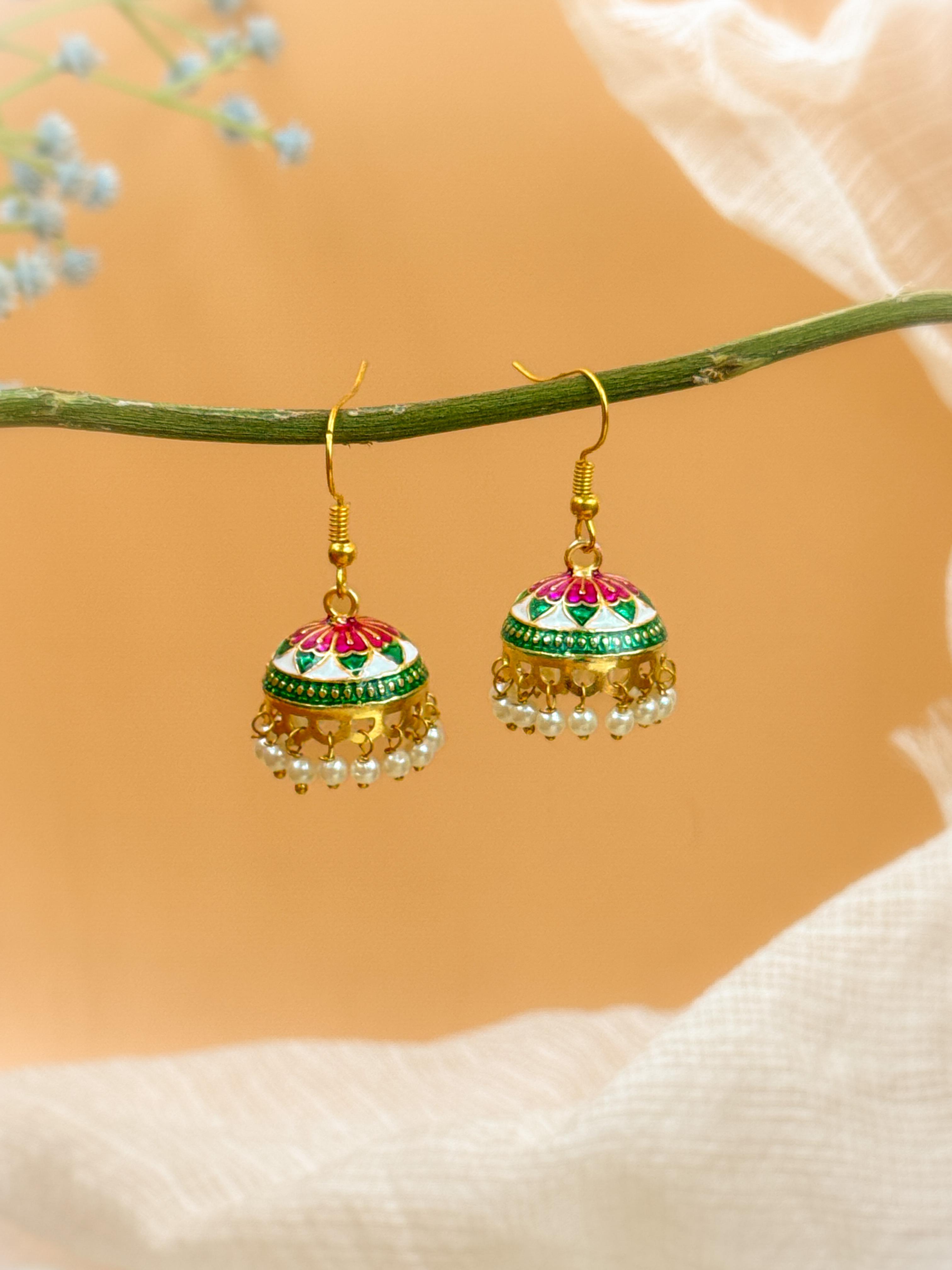 MEENAKARI JHUMKA PACK OF 3