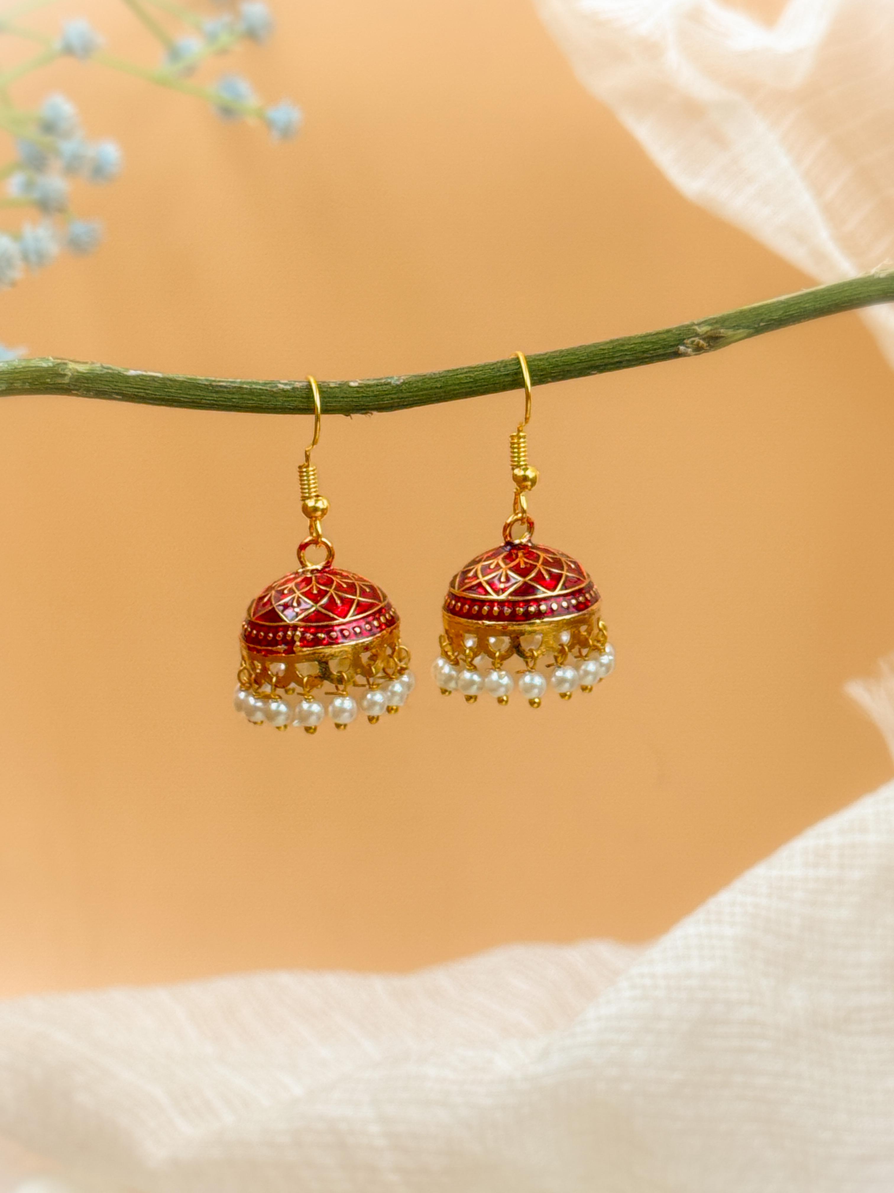 MEENAKARI JHUMKA PACK OF 2