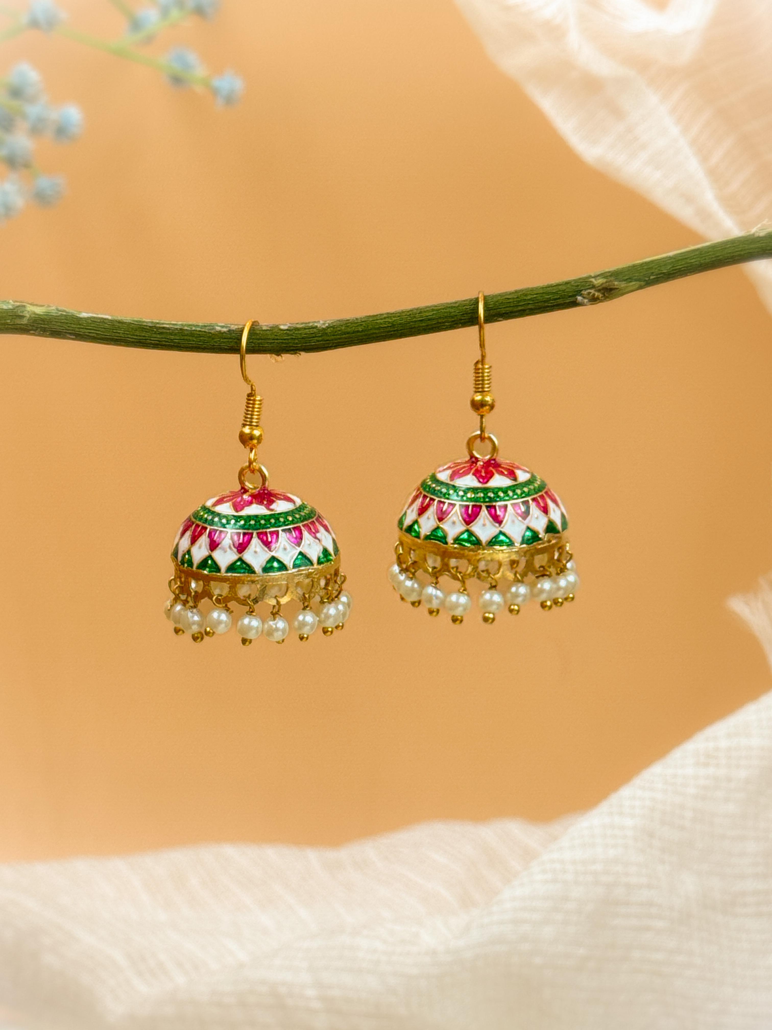 MEENAKARI JHUMKA PACK OF 2