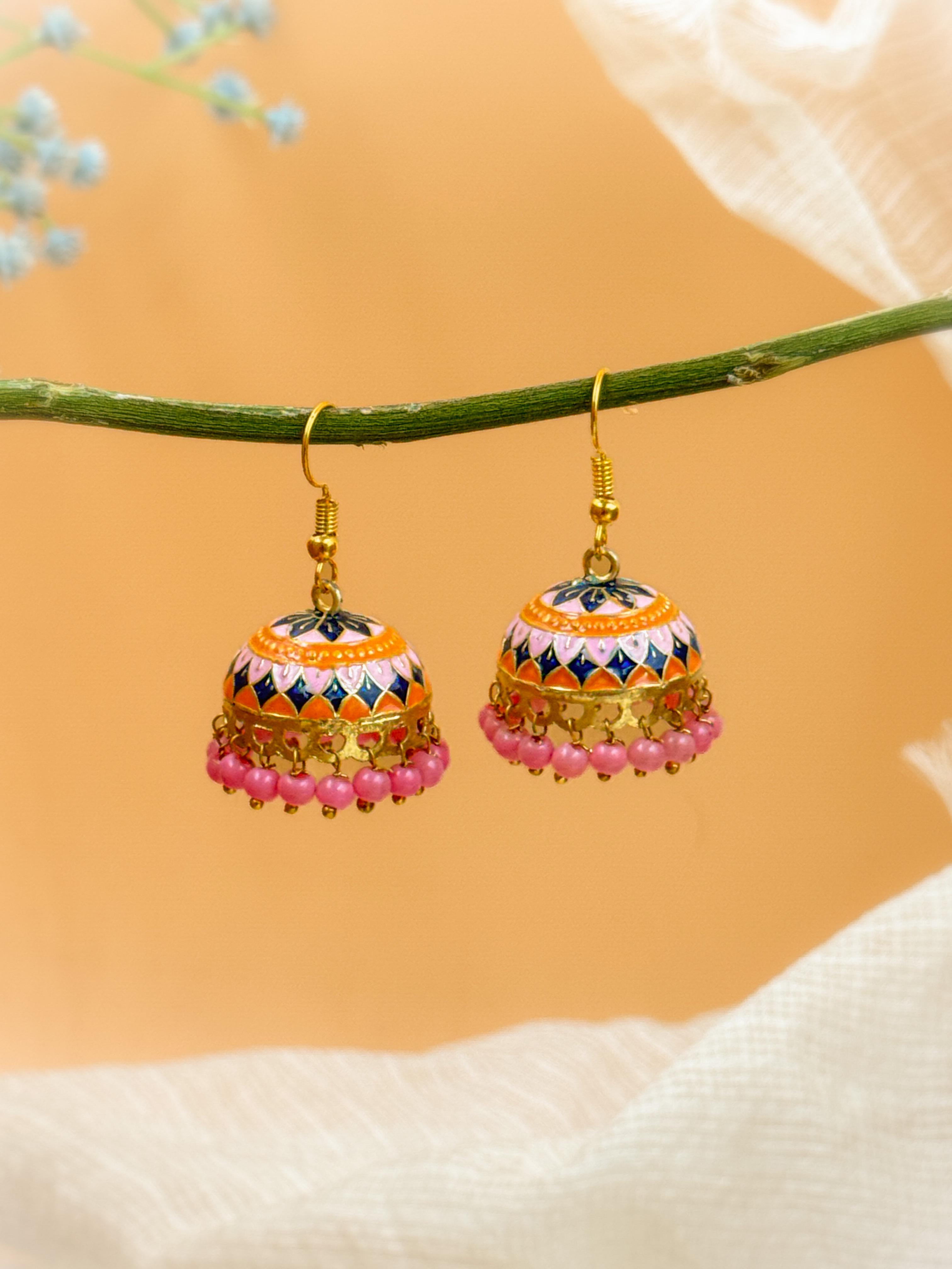 MEENAKARI JHUMKA PACK OF 2