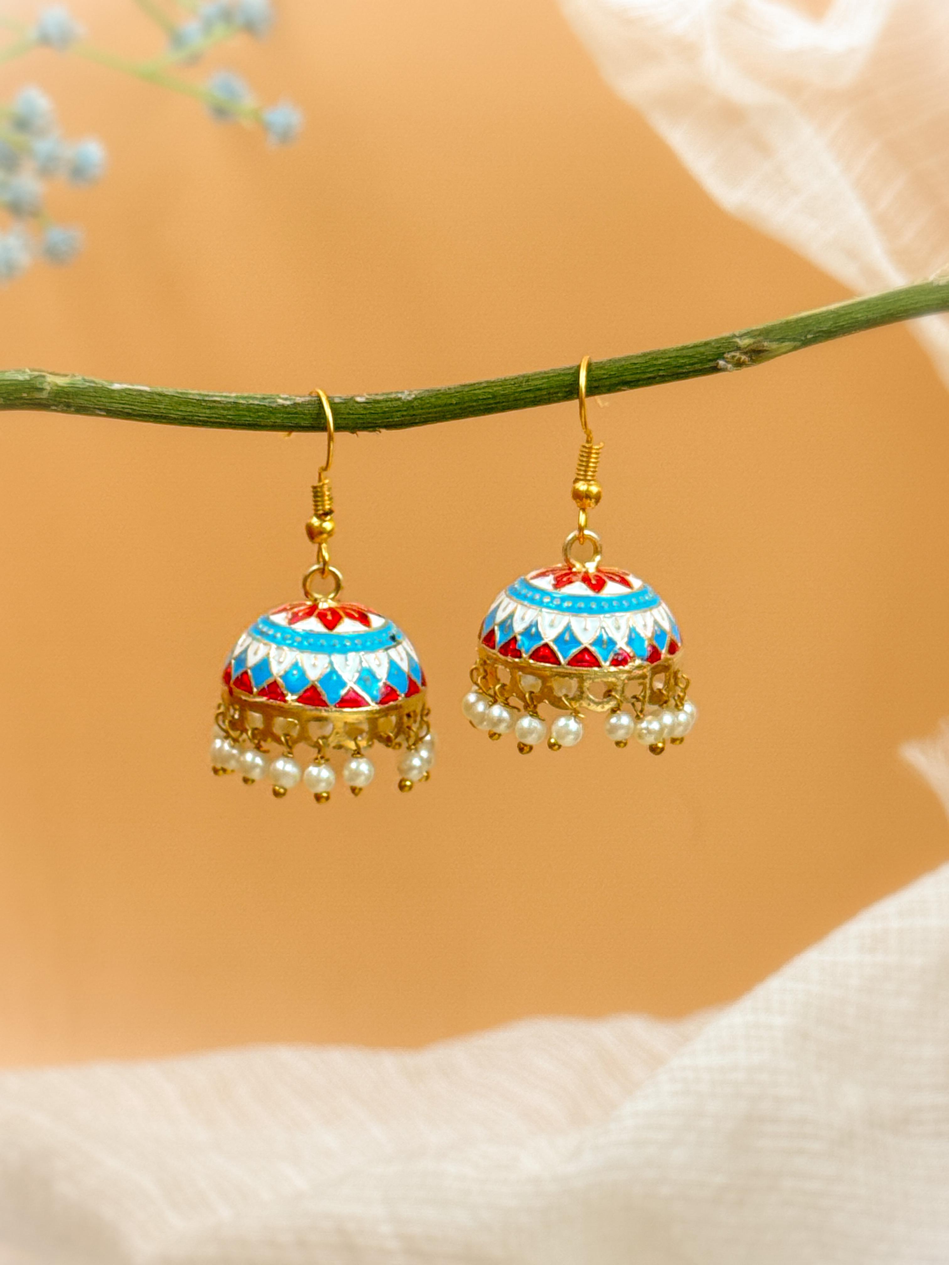 MEENAKARI JHUMKA PACK OF 2