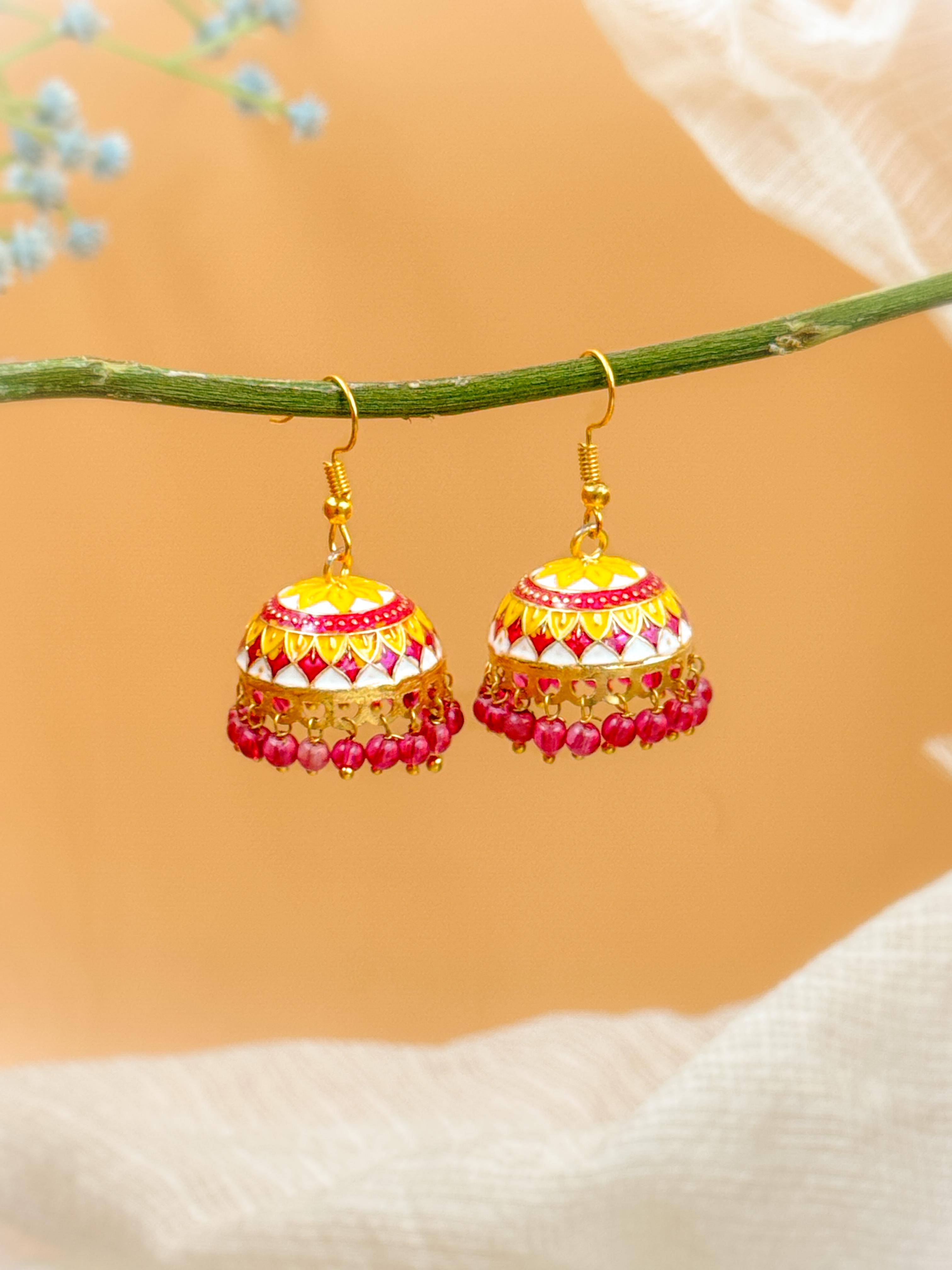 MEENAKARI JHUMKA PACK OF 2