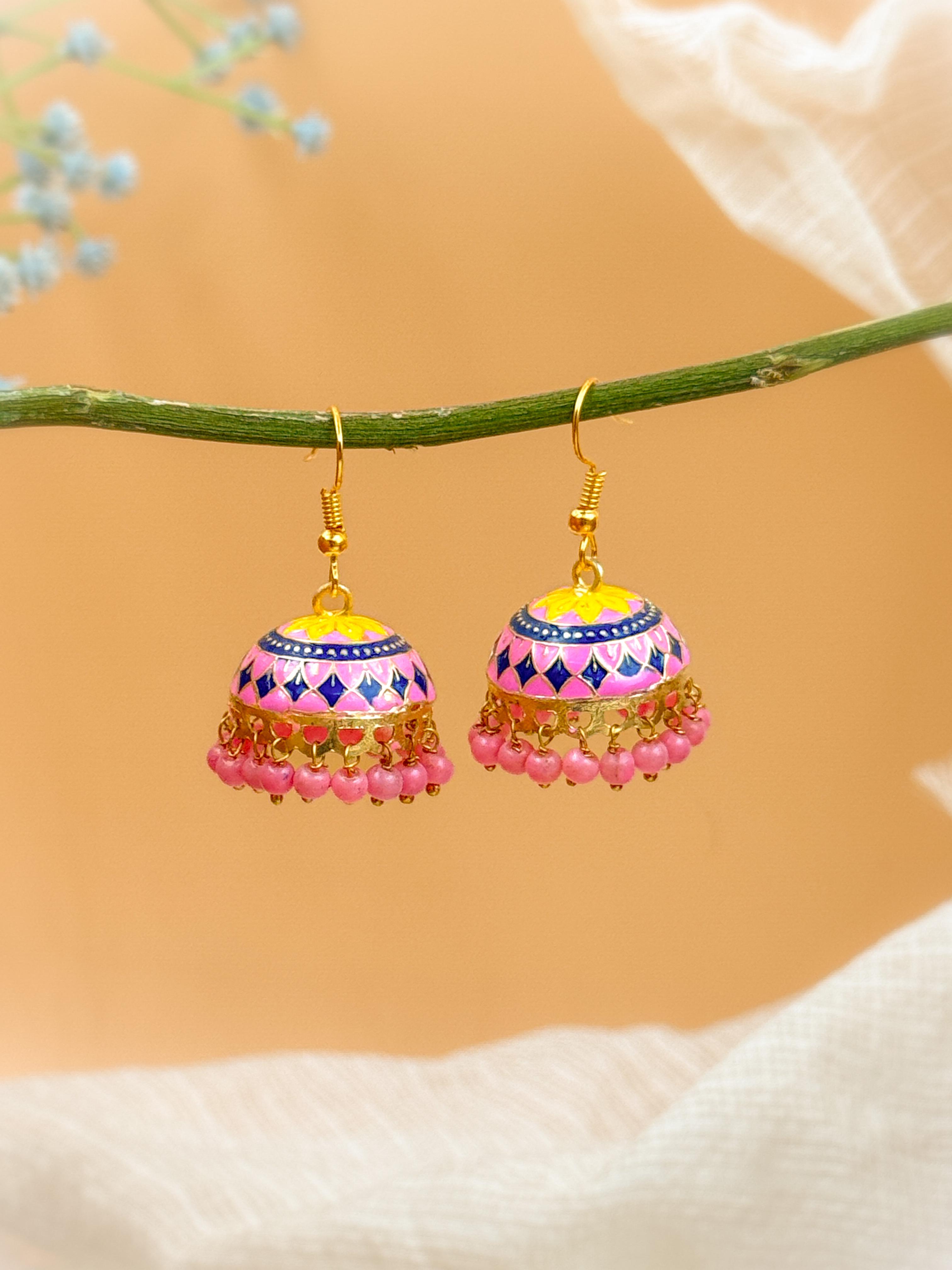 MEENAKARI JHUMKA PACK OF 2