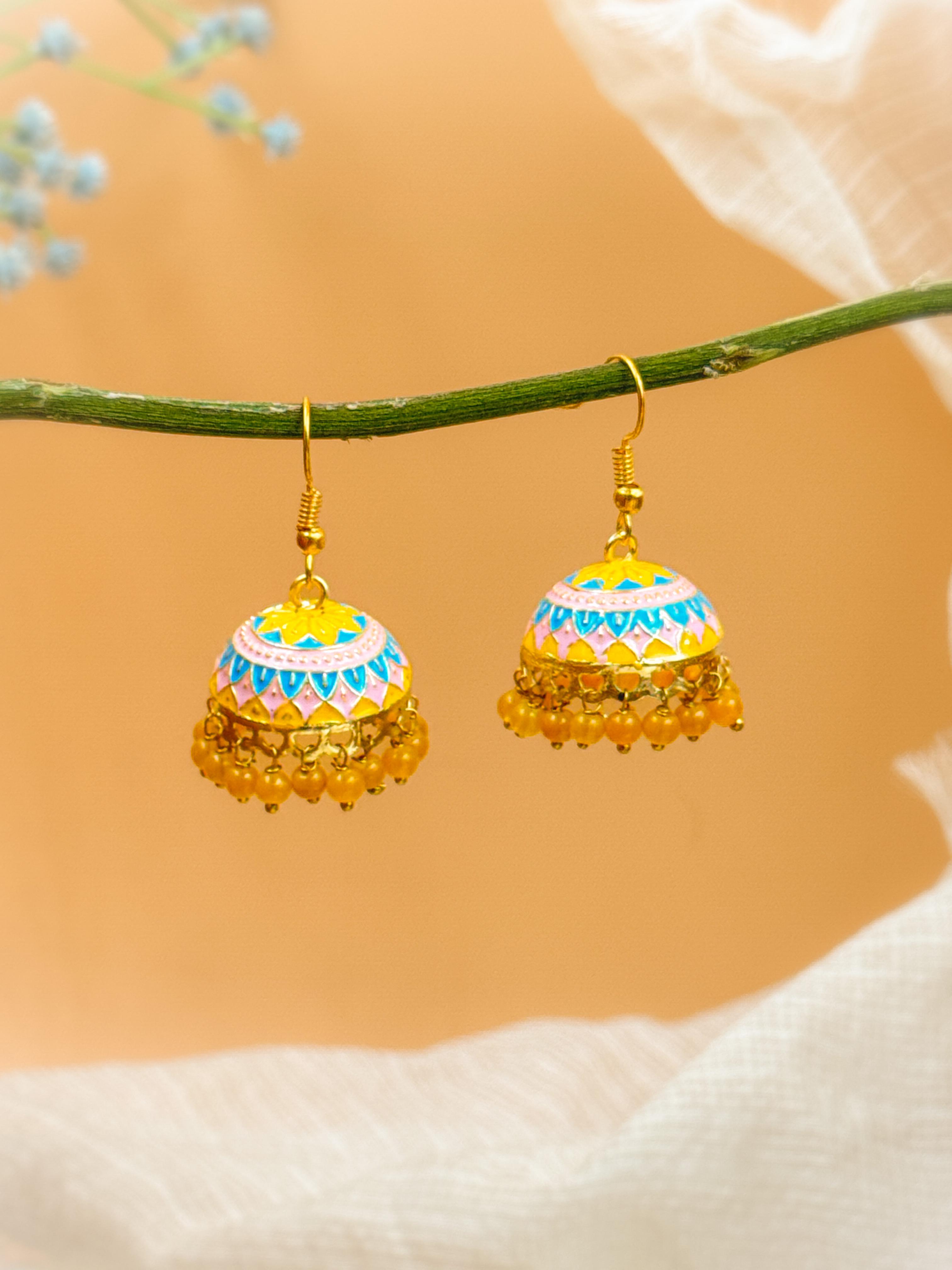 MEENAKARI JHUMKA PACK OF 2