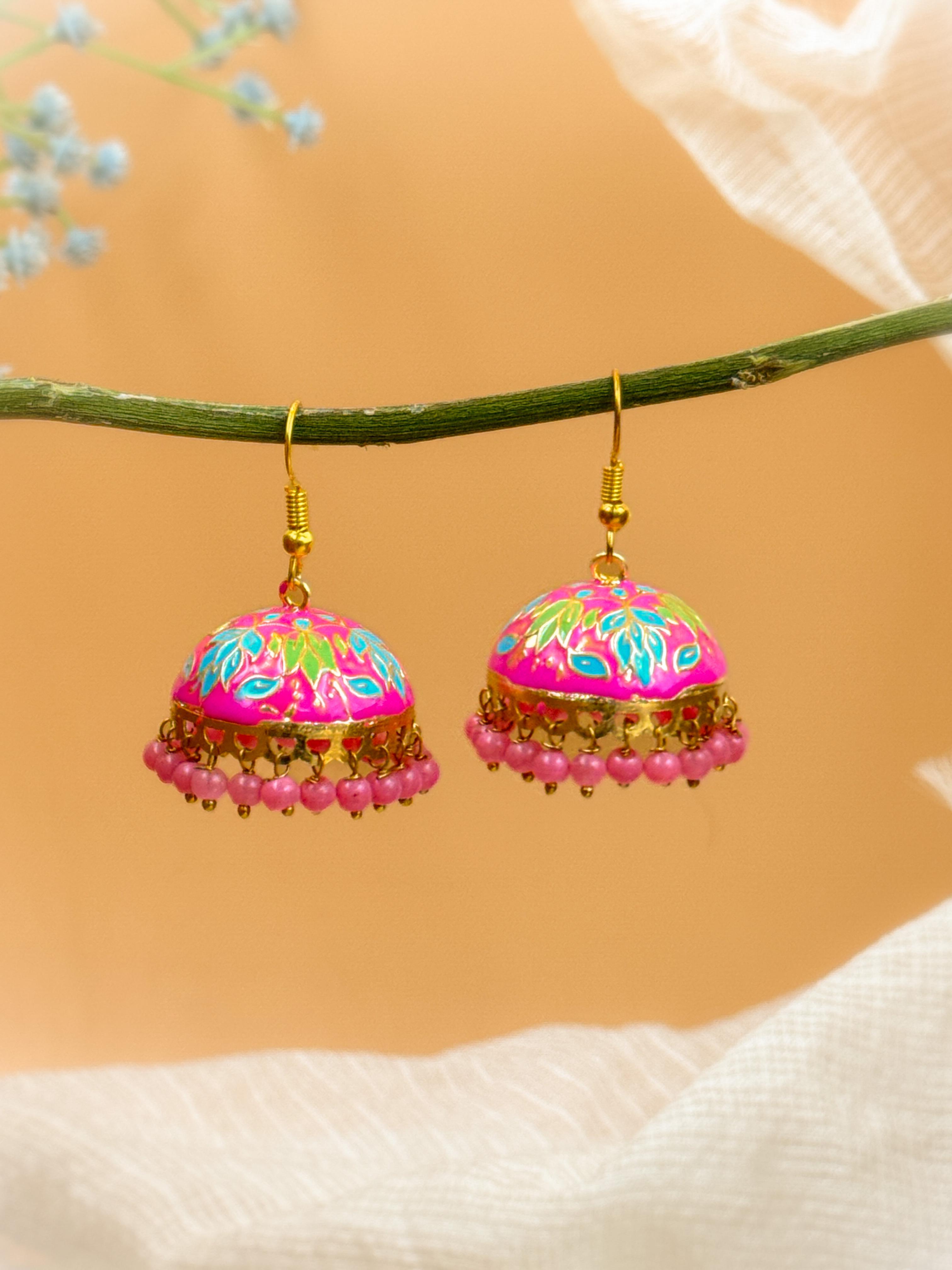 MEENAKARI JHUMKA PACK OF 2