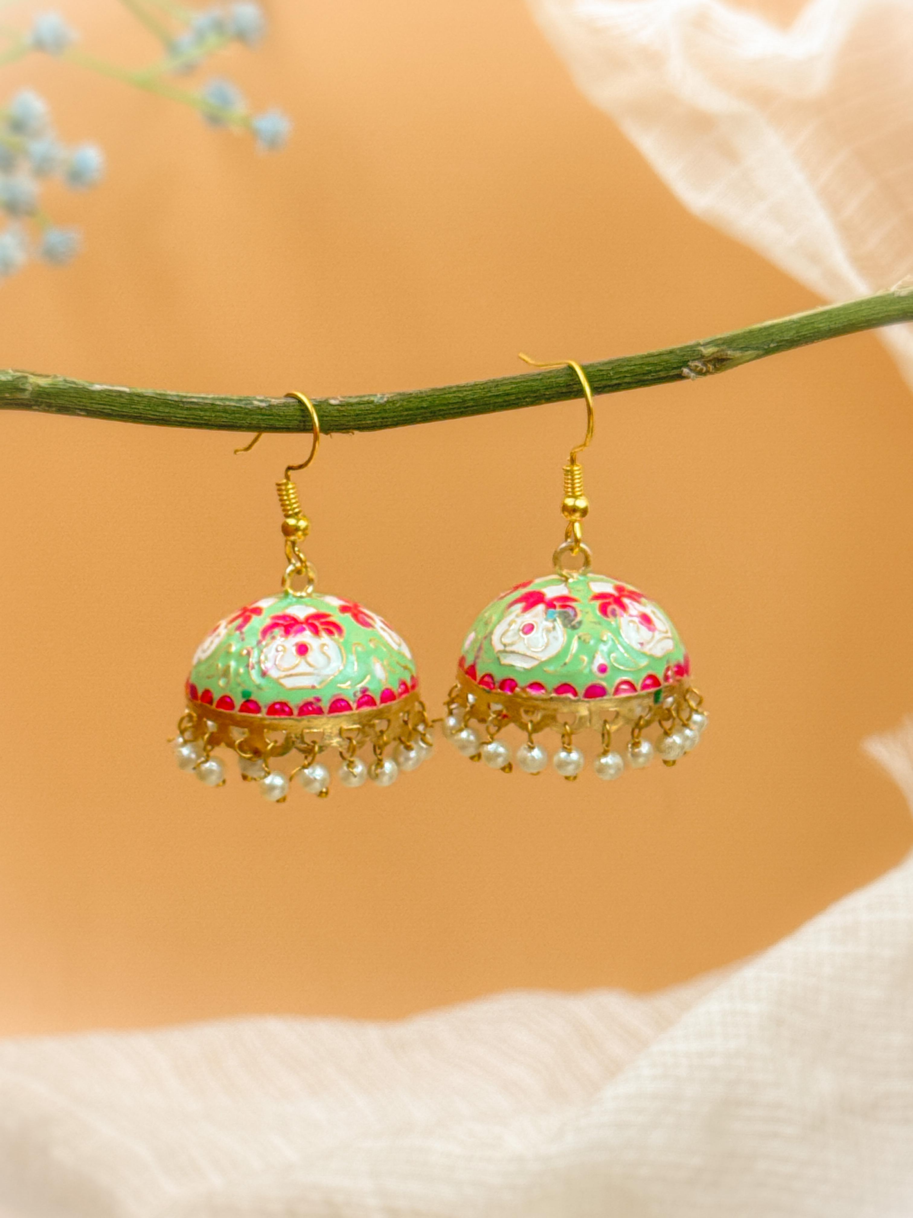 MEENAKARI JHUMKA PACK OF 4