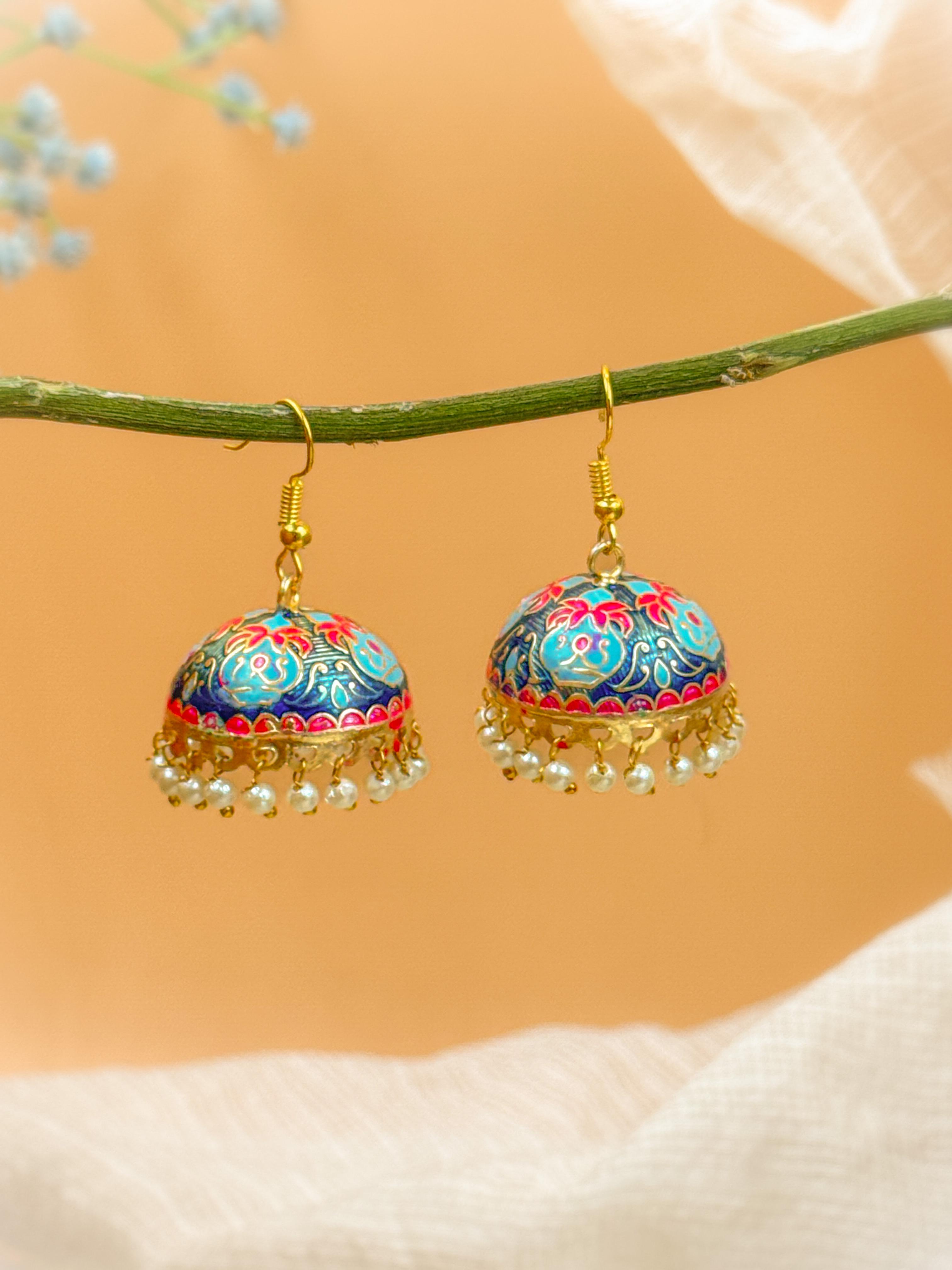 MEENAKARI JHUMKA PACK OF 2