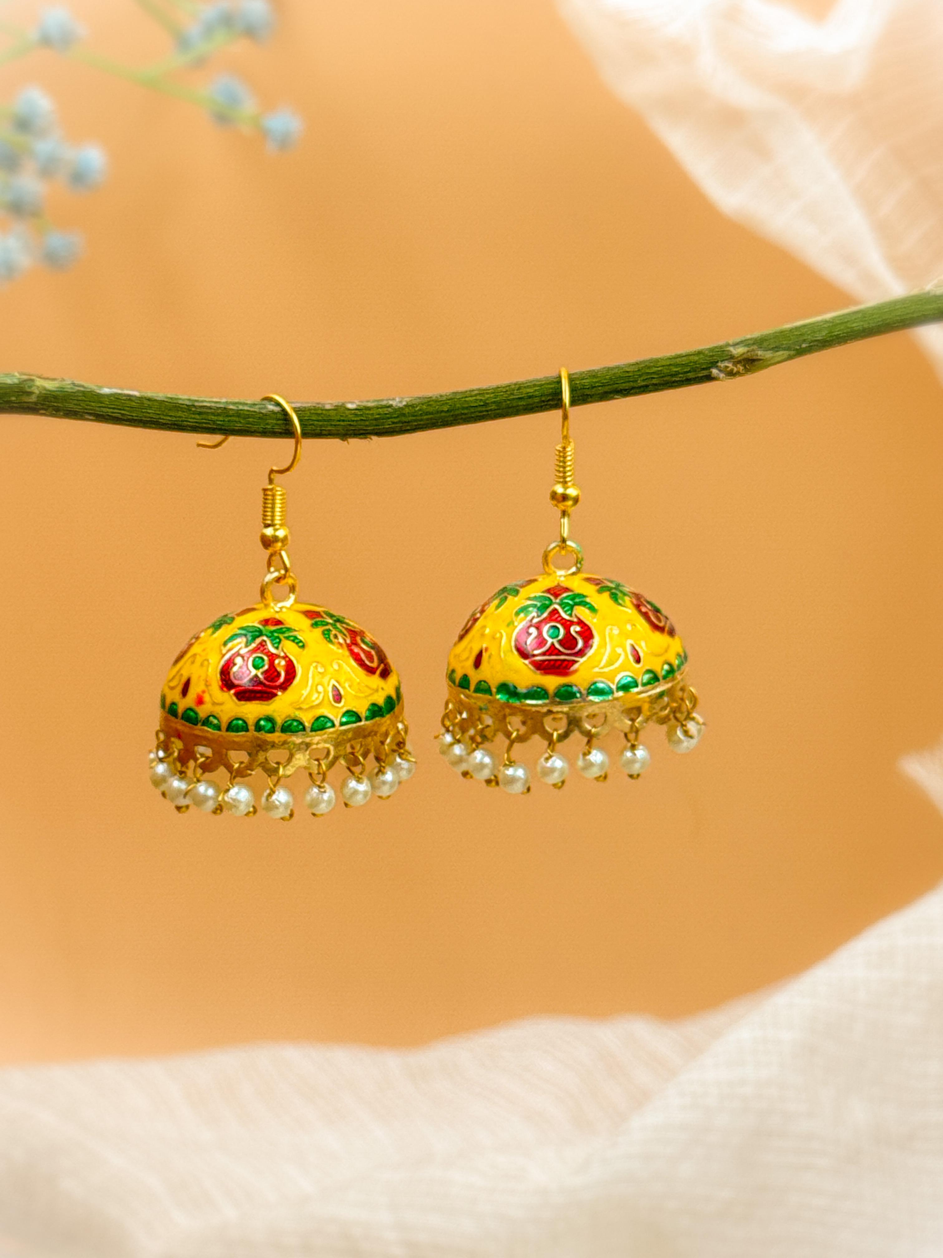 MEENAKARI JHUMKA PACK OF 2