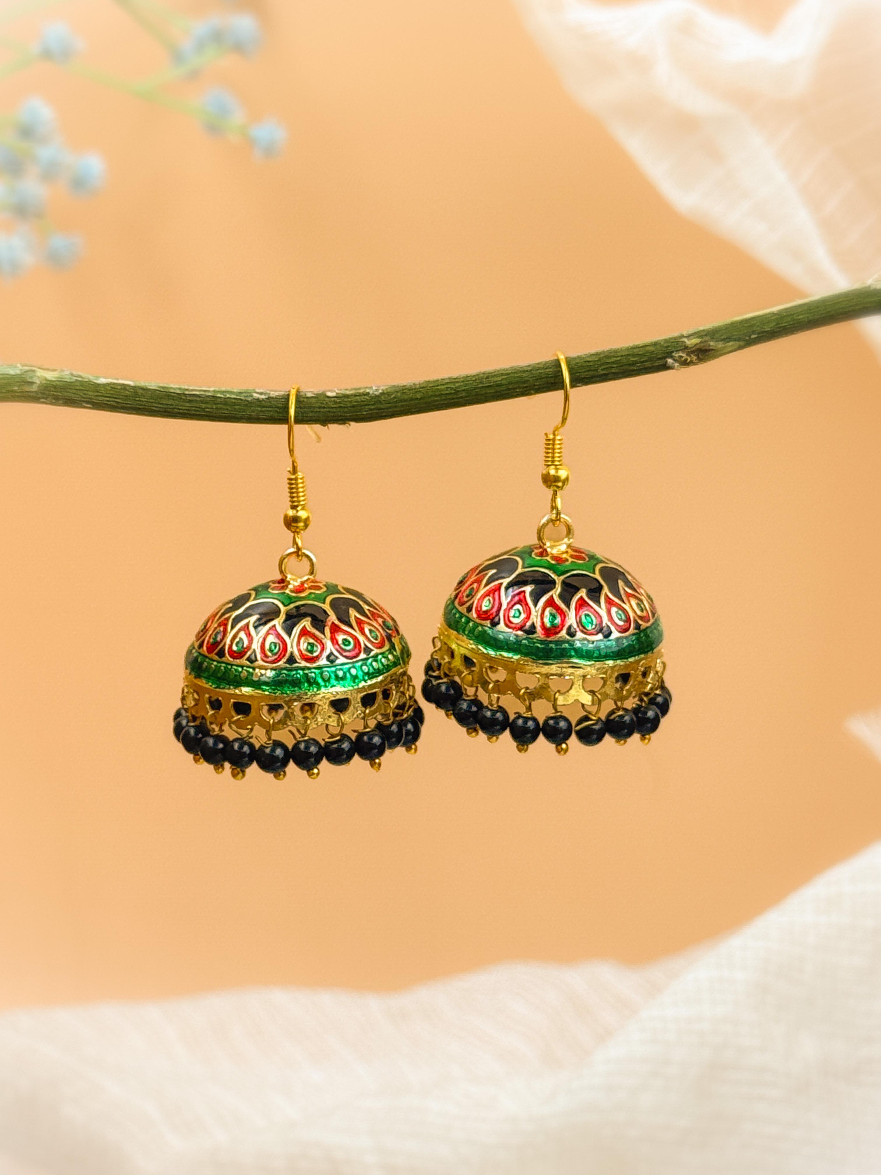 MEENAKARI JHUMKA PACK OF 2