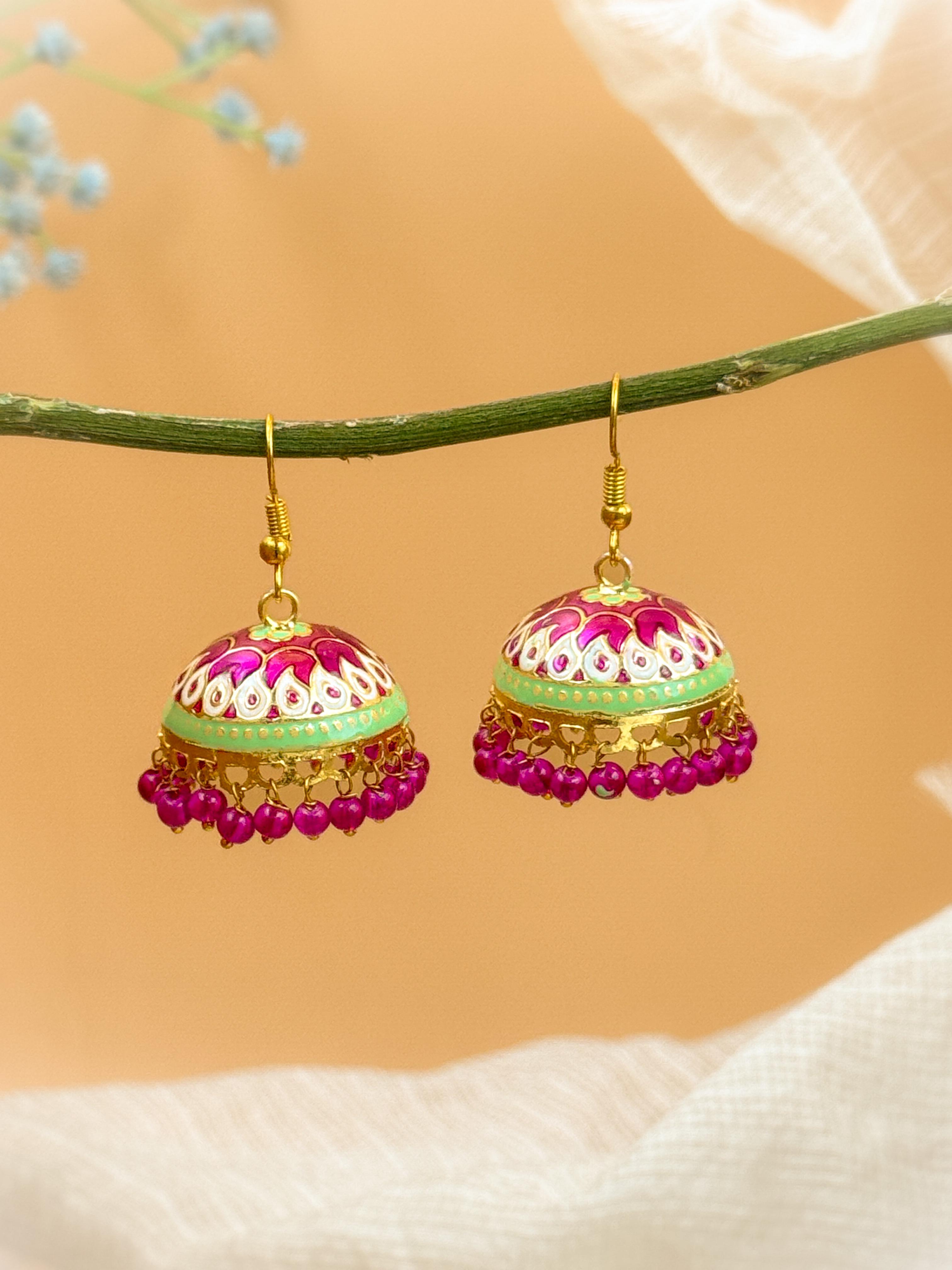 MEENAKARI JHUMKA PACK OF 2