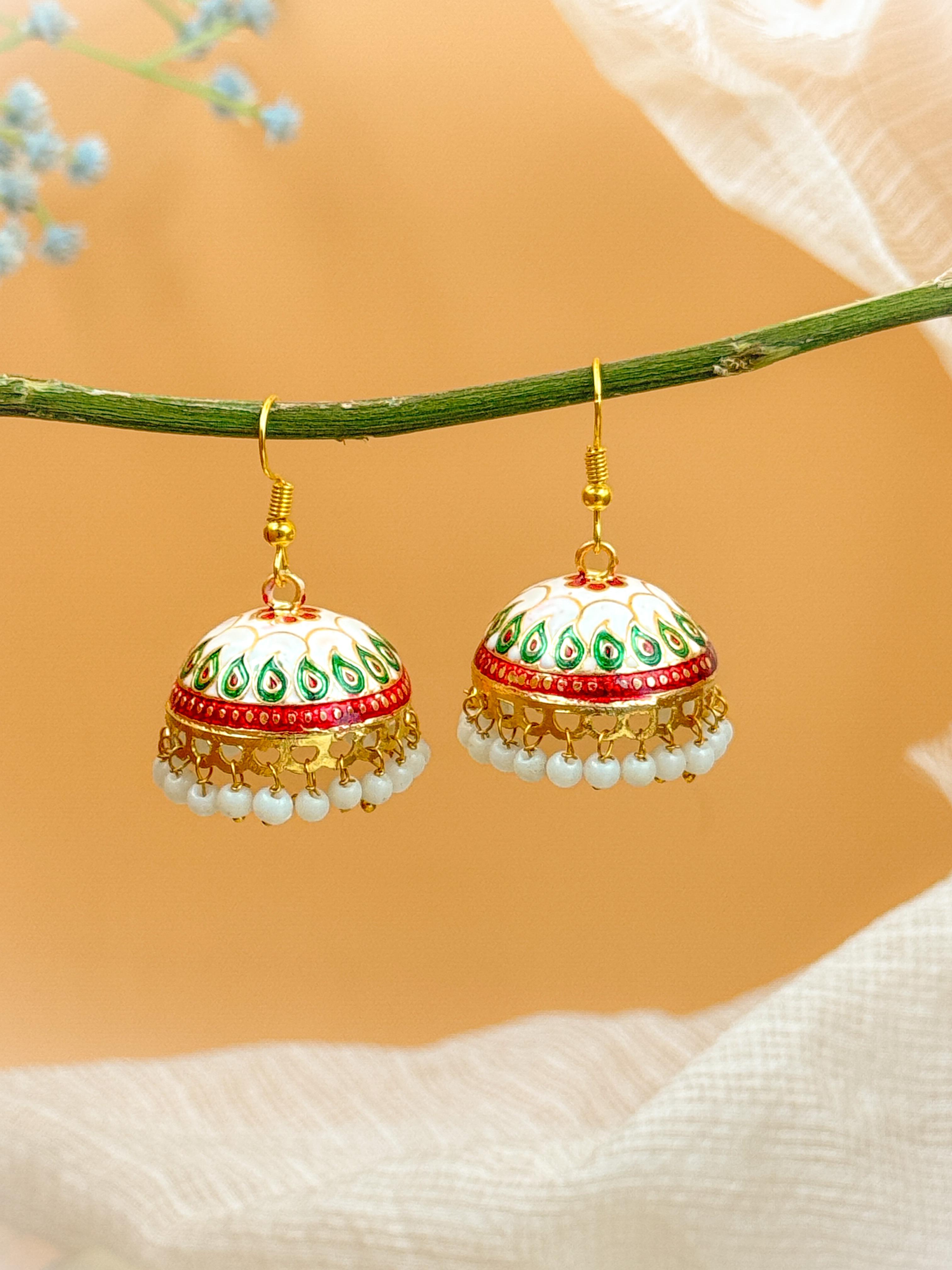 MEENAKARI JHUMKA PACK OF 2