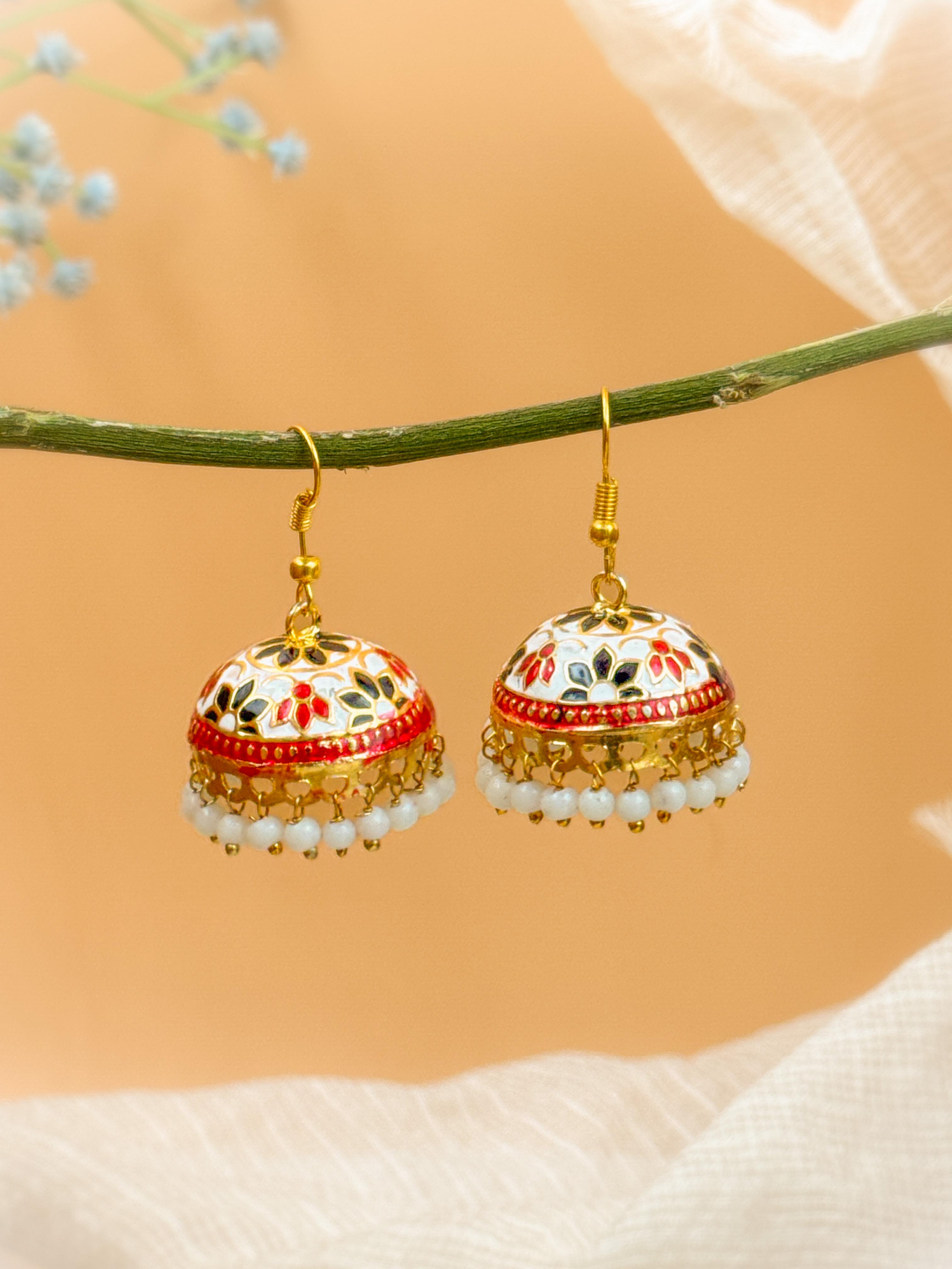 MEENAKARI JHUMKA PACK OF 4