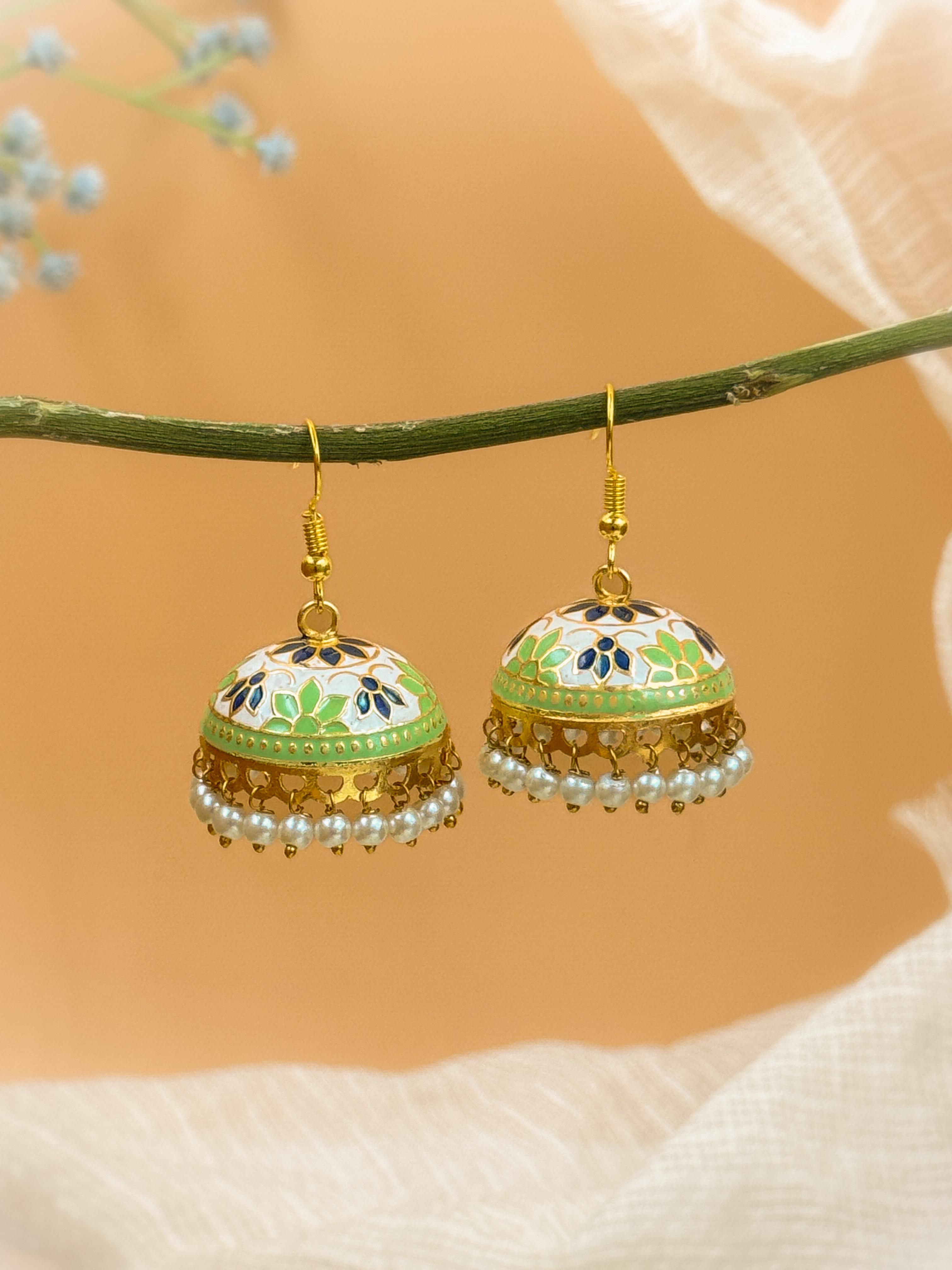 MEENAKARI JHUMKA PACK OF 2