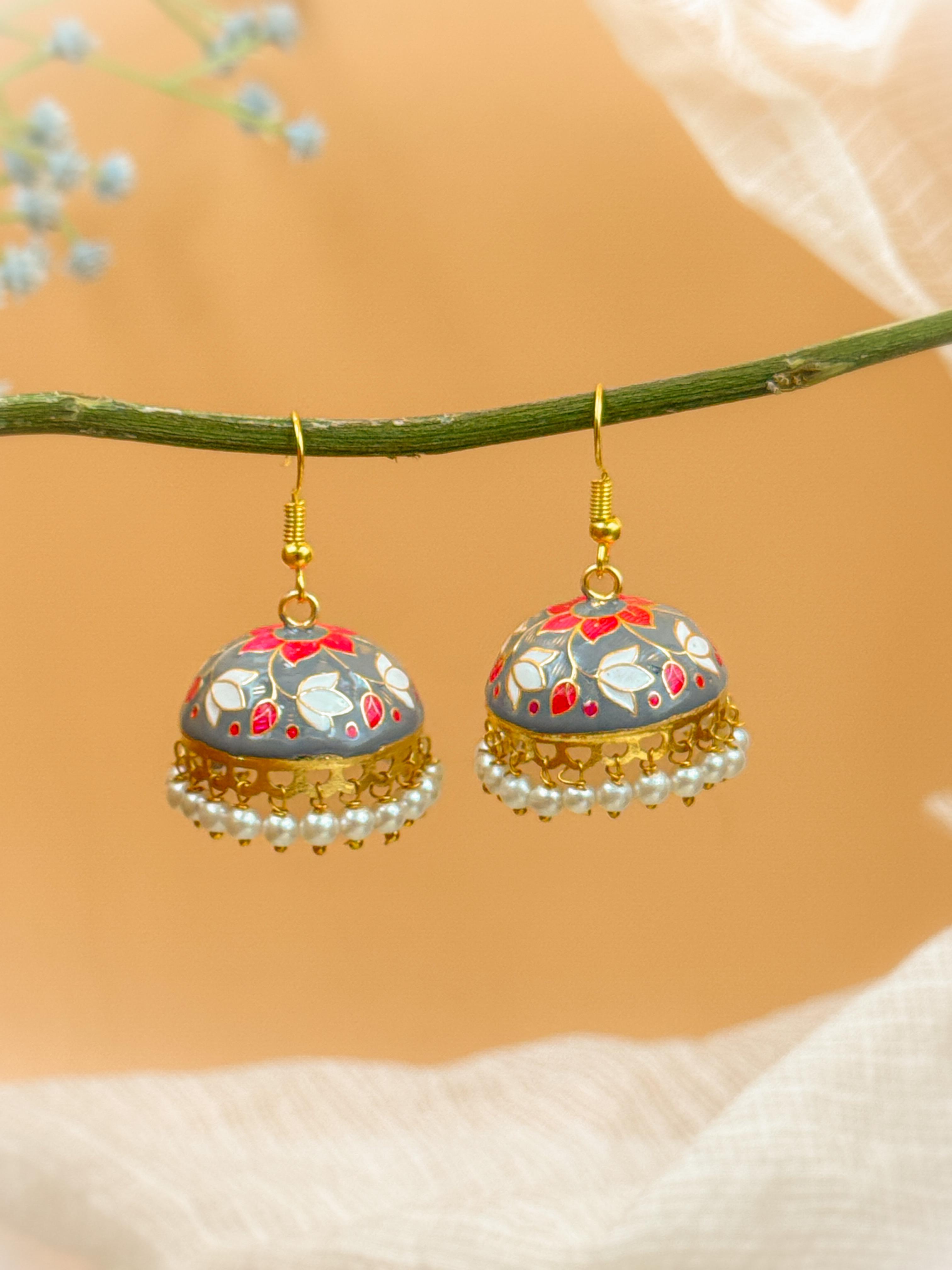 MEENAKARI JHUMKA PACK OF 4