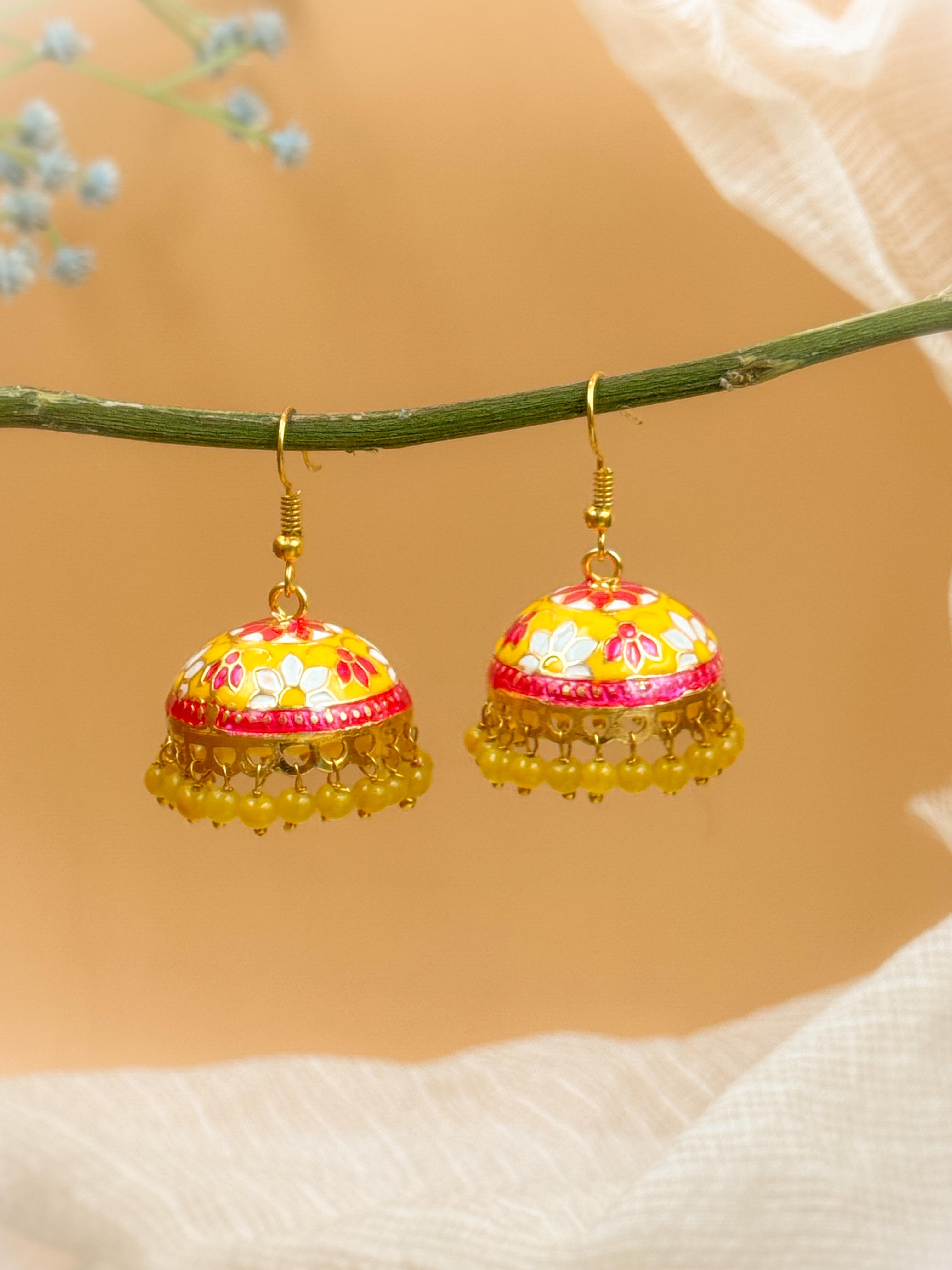 MEENAKARI JHUMKA PACK OF 2