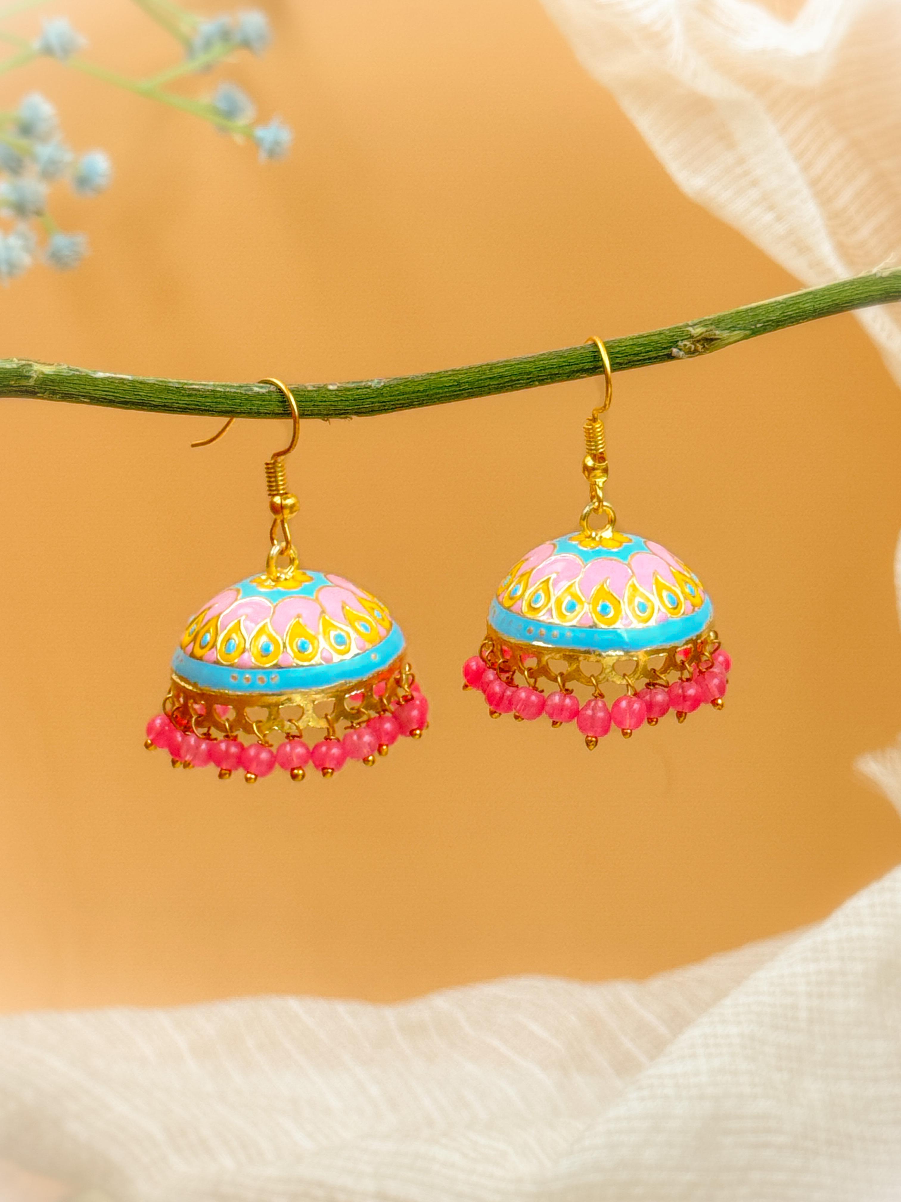 MEENAKARI JHUMKA PACK OF 2