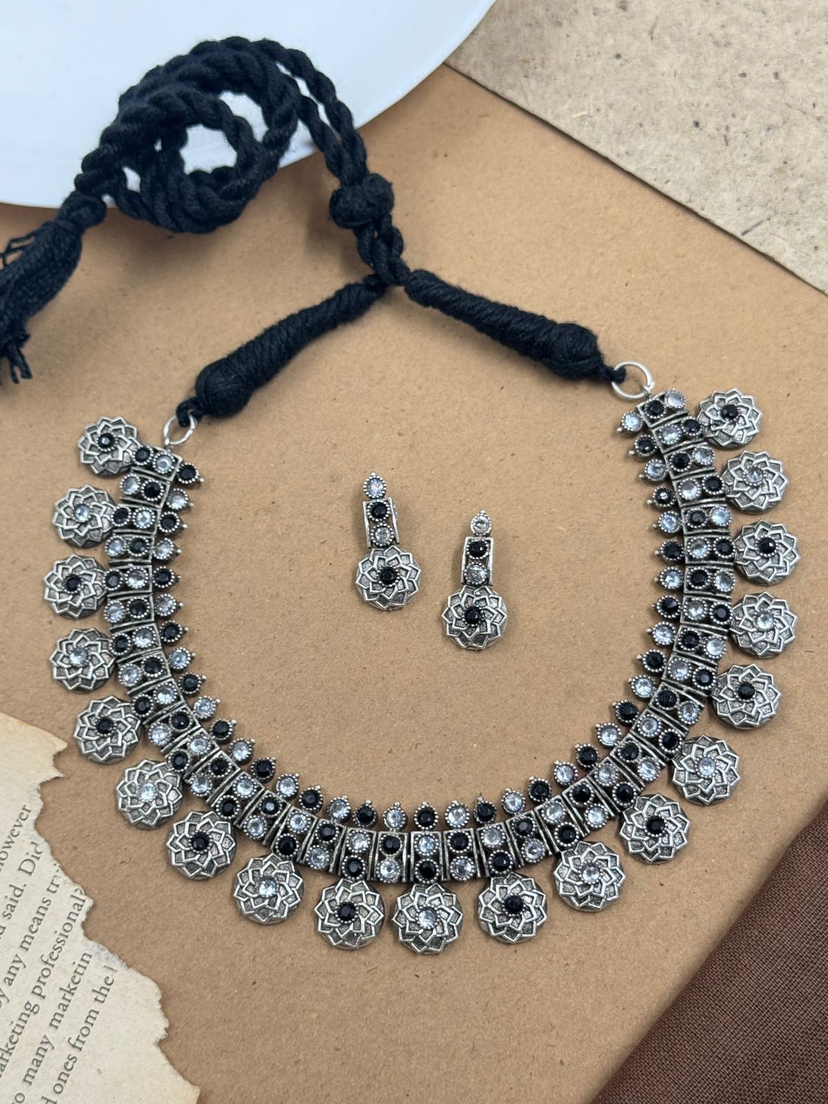 PRISHA STONE NECKLACE SET