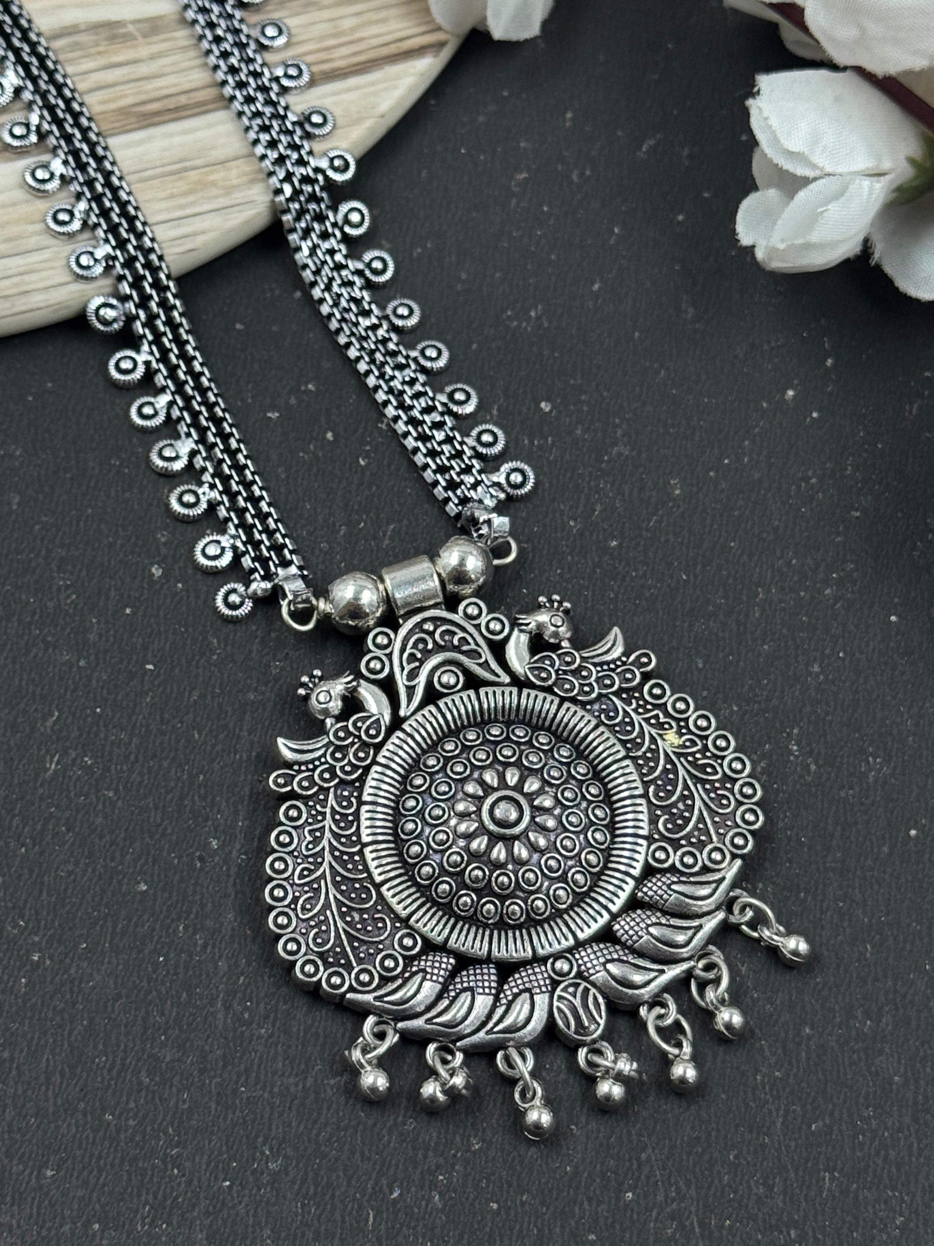 RADHIKA 7 PIECE CHAIN PENDANT JEWELLERY SET COMBO