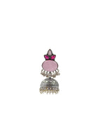 Load image into Gallery viewer, Anya Jhumka Stone Earrings