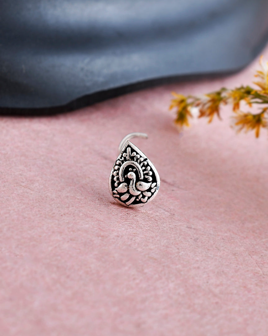 TRISHA OXIDISED PIERCING NOSEPIN COMBO OF 6